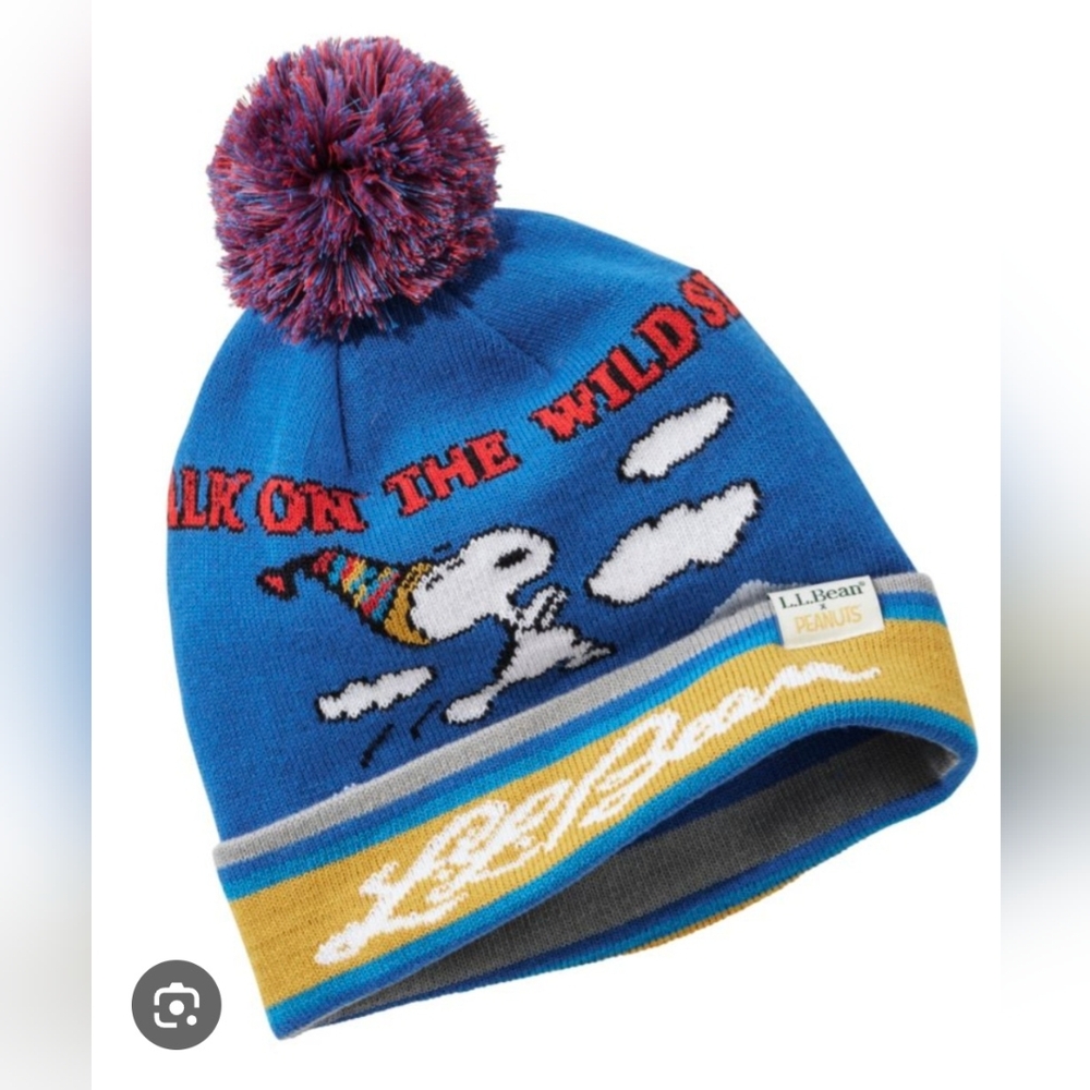 New L.L.Bean Kids Snoopy Hat